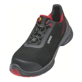 uvex Halbschuhe 1 G2 S3 schwarz rot Weite 12 Größe 50