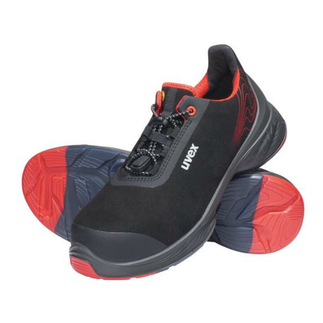 Uvex Sicherheitshalbschuhe S3 SRC uvex 1 G2 aus Mikrovelours, uvex xenova® Kunststoffkappe
