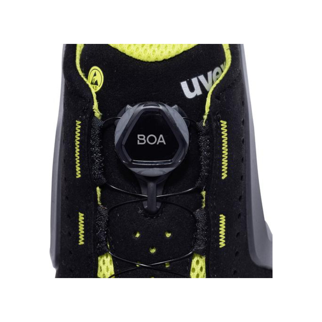 Uvex Sicherheitshalbschuhe 65682 S1P SRC uvex 1 x-tended support, Weite 11, Größe 52 PUR-Sohle