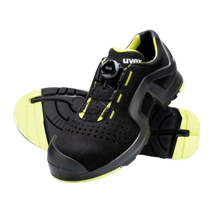 uvex Halbschuhe 1 support S1 schwarz grau Weite 11 Gr. 42