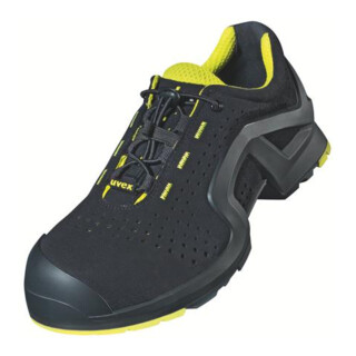 uvex Halbschuhe 1 support S1P schwarz gelb Weite 10 Gr. 38