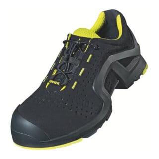 uvex Halbschuhe 1 support S1P schwarz gelb Weite 12 Gr. 43