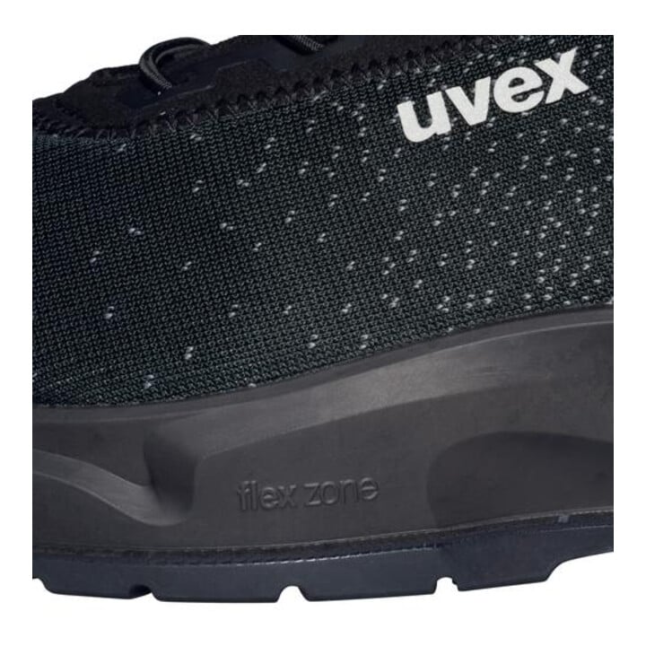 uvex Halbschuhe 1 x-craft S1 PL schwarz grün Weite 10 Gr. 52