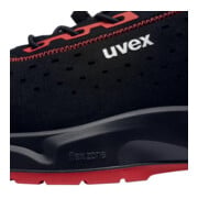 uvex Halbschuhe 1 x-craft S1 PL schwarz rot Weite 10 Größe 40-2