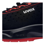 uvex Halbschuhe 1 x-craft S1 PL schwarz rot Weite 10 Größe 46-2