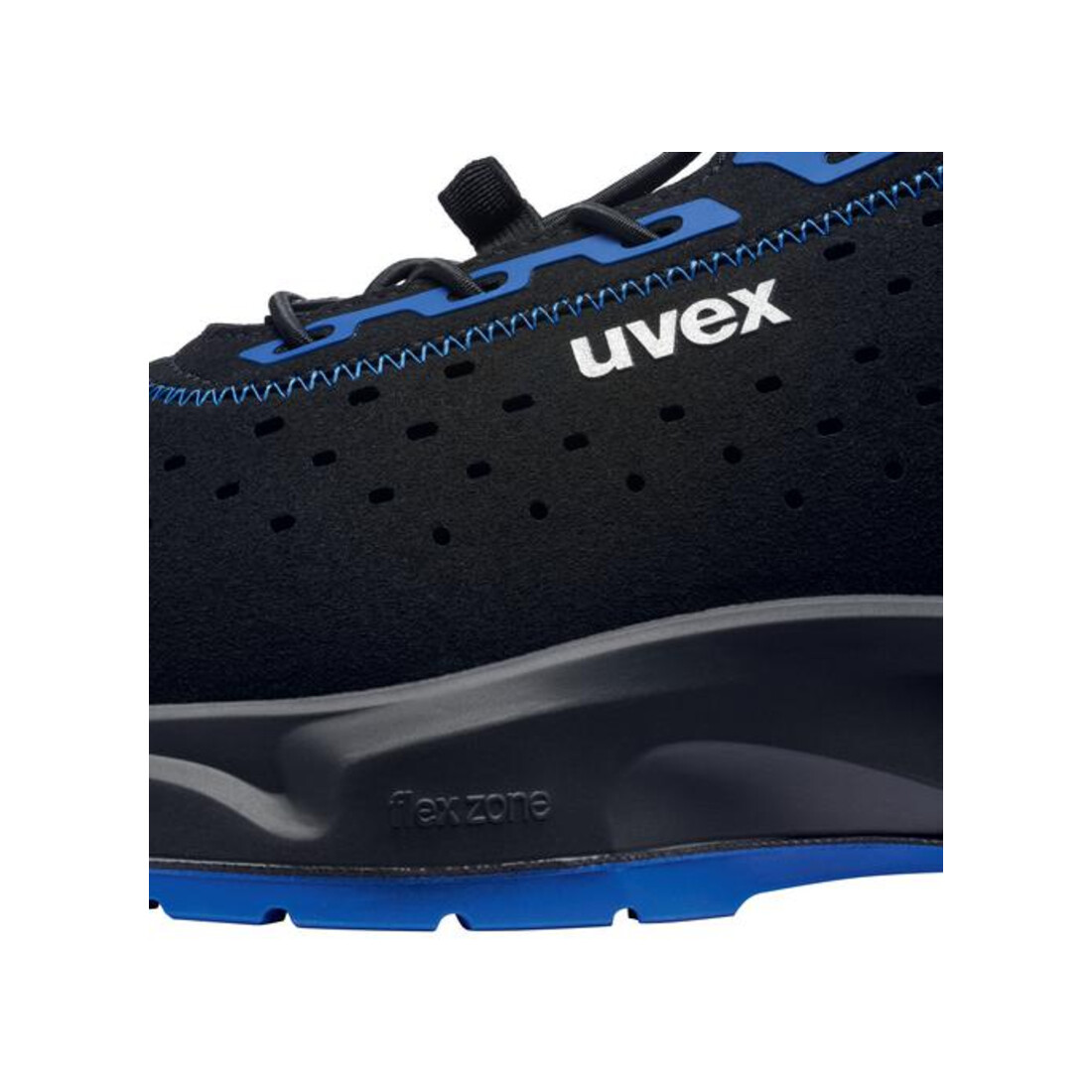 uvex Halbschuhe 1 x-craft S1 schwarz blau
