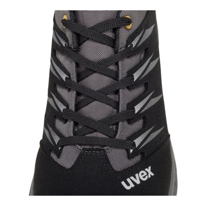 uvex Halbschuhe 2 trend S1 schwarz grau Weite 11 Größe 35