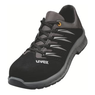 uvex Halbschuhe 2 trend S1 schwarz grau Weite 12 Gr. 36
