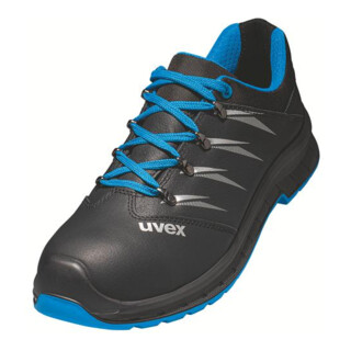 uvex Halbschuhe 2 trend S3 blau schwarz Weite 12 Gr. 43