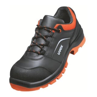 uvex Halbschuhe 2 xenova® S3 schwarz rot Weite 12 Größe 50