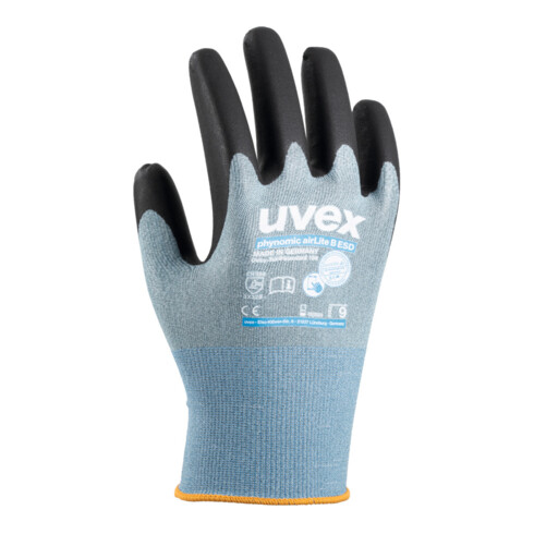 Uvex Handschuh-Paar uvex phynomic airLite B ESD, Handschuhgröße: 7