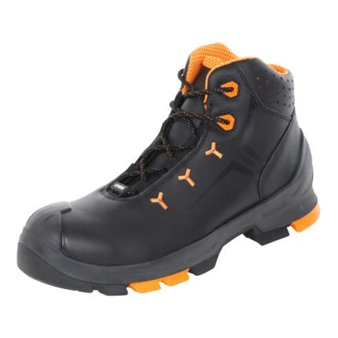 Uvex Hoge veterschoen zwart/oranje Uvex 2, S3, EU-schoenmaat: 46