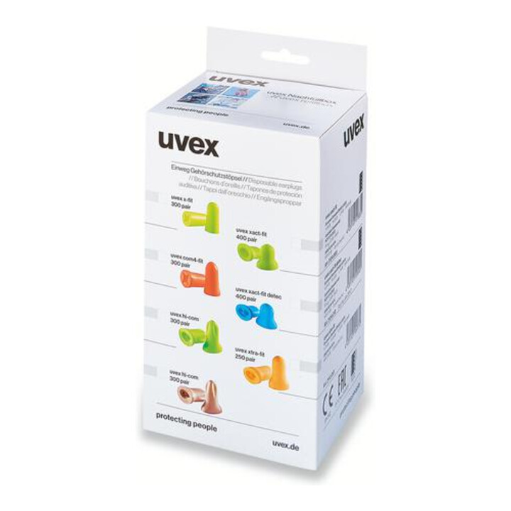 uvex Jeu de bouchons antibruit uvex com4-fit, Type: R300