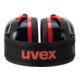 Uvex Kapselgehörschutz uvex K3, schwarz, rot, SNR 33 dB, Größe S, M, L-2