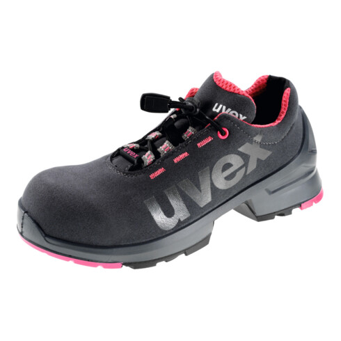 Uvex lage schoen grijs/roze Uvex 1 ladies, S2, EU-schoenmaat: 36