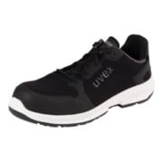 Uvex lage schoen zwart/wit Uvex 1 sport, S3, EU-schoenmaat: 45