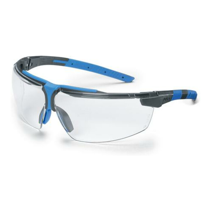 uvex Lunettes à branches uvex i-3, UV400 incolore supravision sapphire anthracite/bleu