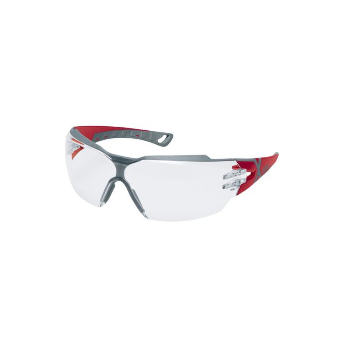 Uvex Lunettes à branches uvex pheos cx2, UV400 incolore supravision excellence rouge/gris