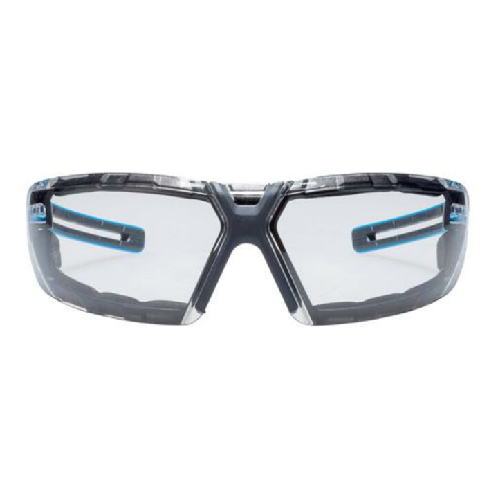 uvex Lunettes à branches uvex x-fit pro, protection UV400 supravision excellence bleu/anthracite sans monture
