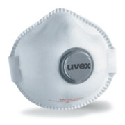 Uvex Masque de protection respiratoire jetable (NR)-A FFP2 uvex silv-Air e, valve d’expiration 360°-1