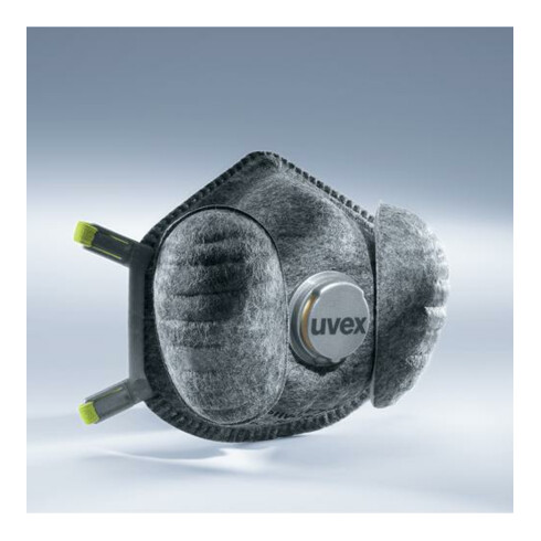 Uvex Mehrweg (R)-Atemschutzmaske FFP3 uvex silv-Air e, 360°-Ausatemventil, Einatemventil