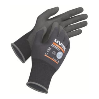 Uvex Montagehandschuhe mit Strickbund uvex phynomic, Innenhand und Fingerspitzen mit Aqua-Polymer-Imprägnierung