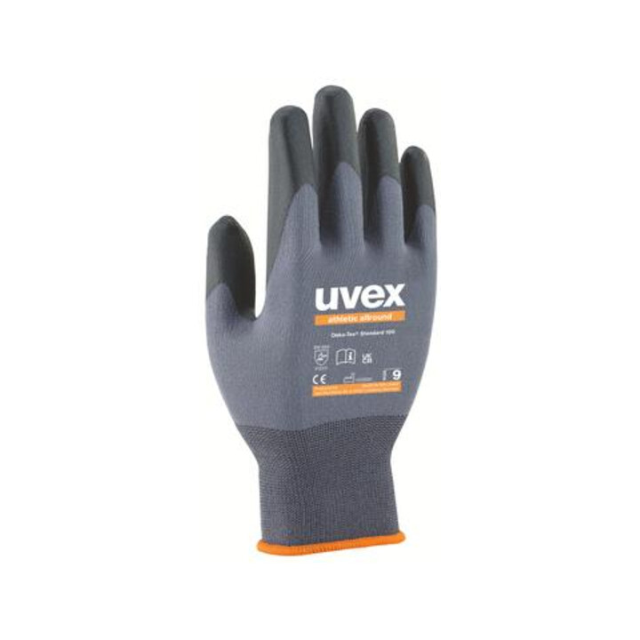 Uvex Montagehandschuhe uvex athletic allround, Nitrilkautschuk (NBR)-Schaum