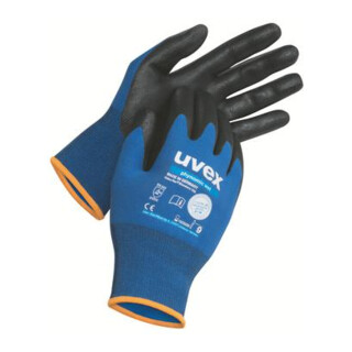 Uvex Montagehandschuhe uvex phynomic wet, Innenhand und Fingerspitzen mit Aqua-Polymer-Schaum-Beschichtung