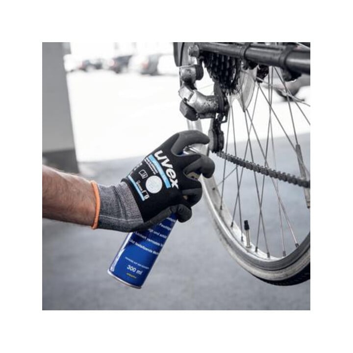 uvex Montagehandschuhe uvex phynomic XG, Innenhand und Fingerspitzen mit Aqua-Polymer Xtra Grip Schaum-Beschichtung, Größe 6