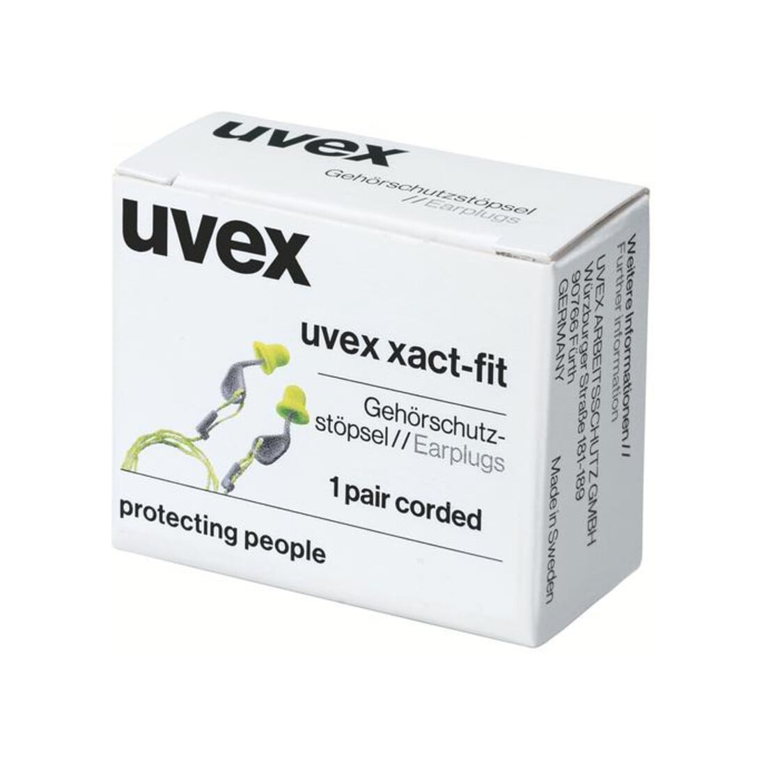 Uvex Occhiali protettivi pheos guard, lenti di tonalità trasparente, UV400