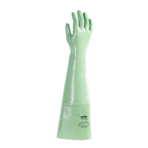 UVEX Paio di guanti di protezione dai prodotti chimici uvex rubiflex S NB60S, Mis.: 10