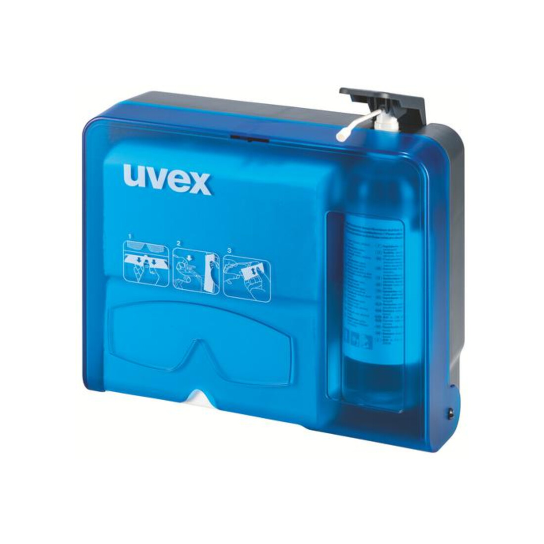 Uvex Piumino termico, nero/blu, Unisex, Tg.XL