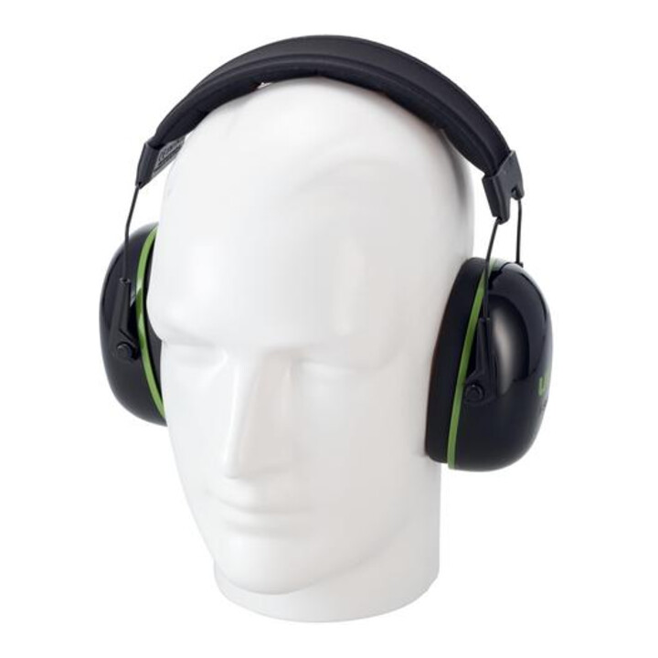 uvex Protection auditive coque K10 noir vert SNR 30 dB T. L M S