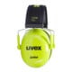 uvex Protection auditive uvex K Junior, vert, SNR 29 dB, taille S, M