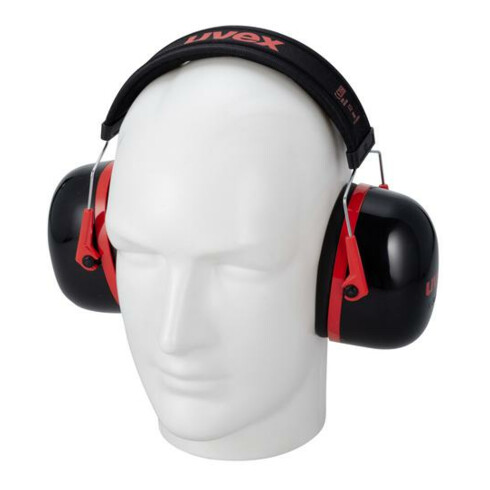 Uvex Protection auditive uvex K3, noir, rouge, SNR 33 dB, taille S, M, L
