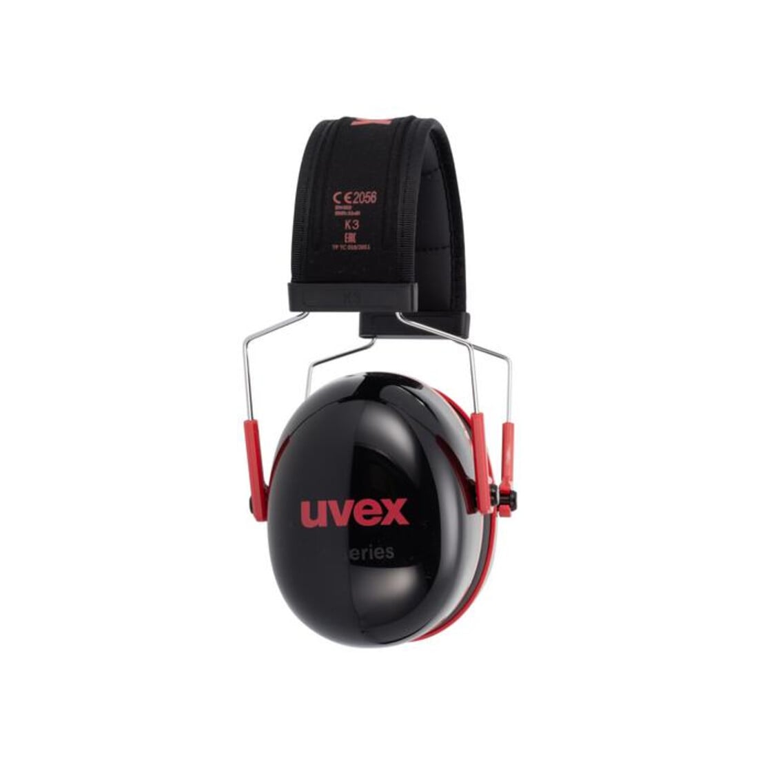 uvex Protection auditive uvex K3, noir, rouge, SNR 33 dB, taille S, M, L