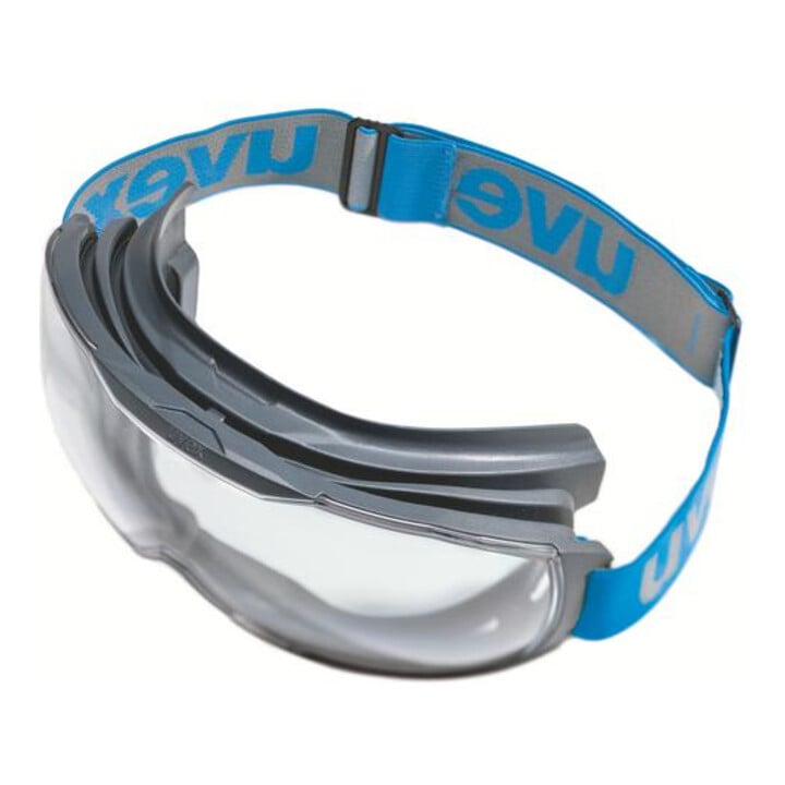 uvex Ruimzicht-veiligheidsbril uvex megasonic, Tint: CLEAR