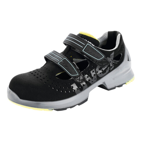 UVEX Sandaal zwart/geel uvex 1, S1, EU-schoenmaat: 45