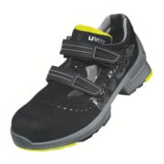 uvex Sandale noir/jaune uvex 1, S1, pointure EU : 51-3