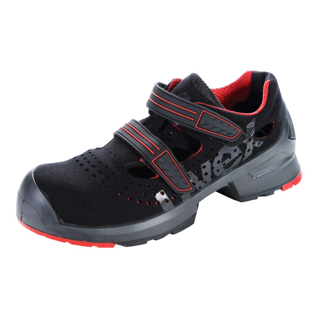 uvex Sandale noir/rouge uvex 1 x-tended support, S1P, pointure UE : 50