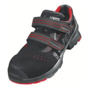 uvex Sandale noir/rouge uvex 1 x-tended support, S1P, pointure UE : 50-3