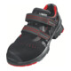 uvex Sandale schwarz/rot uvex 1 x-tended support, S1P, EU-Schuhgröße: 50