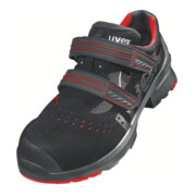 uvex Sandale schwarz/rot uvex 1 x-tended support, S1P, EU-Schuhgröße: 50-3