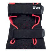 uvex Sandalen 1 G2 S1 schwarz rot Weite 12 Gr. 36-5