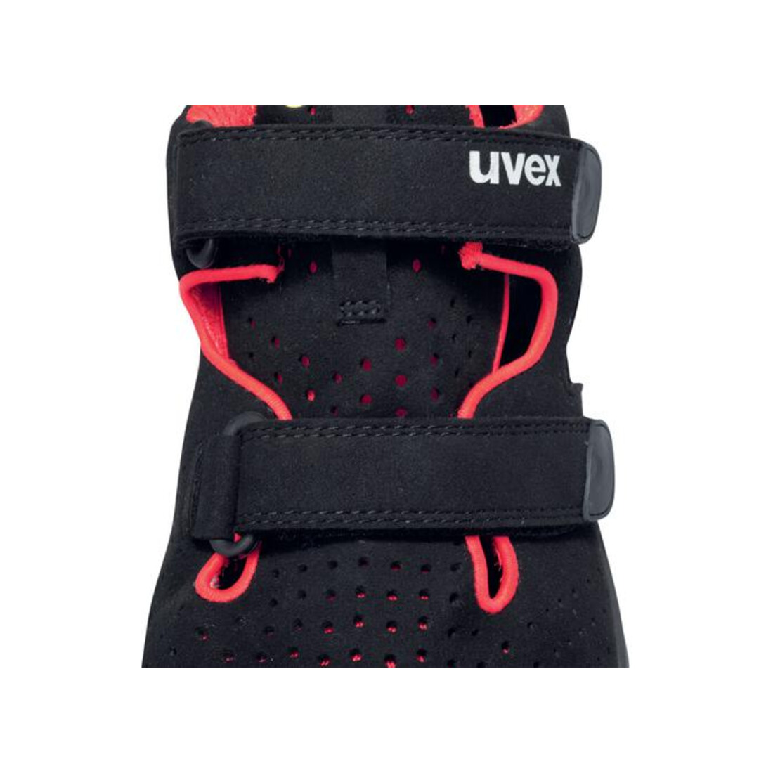 uvex Sandalen 1 G2 S1 schwarz rot Weite 12 Gr. 45