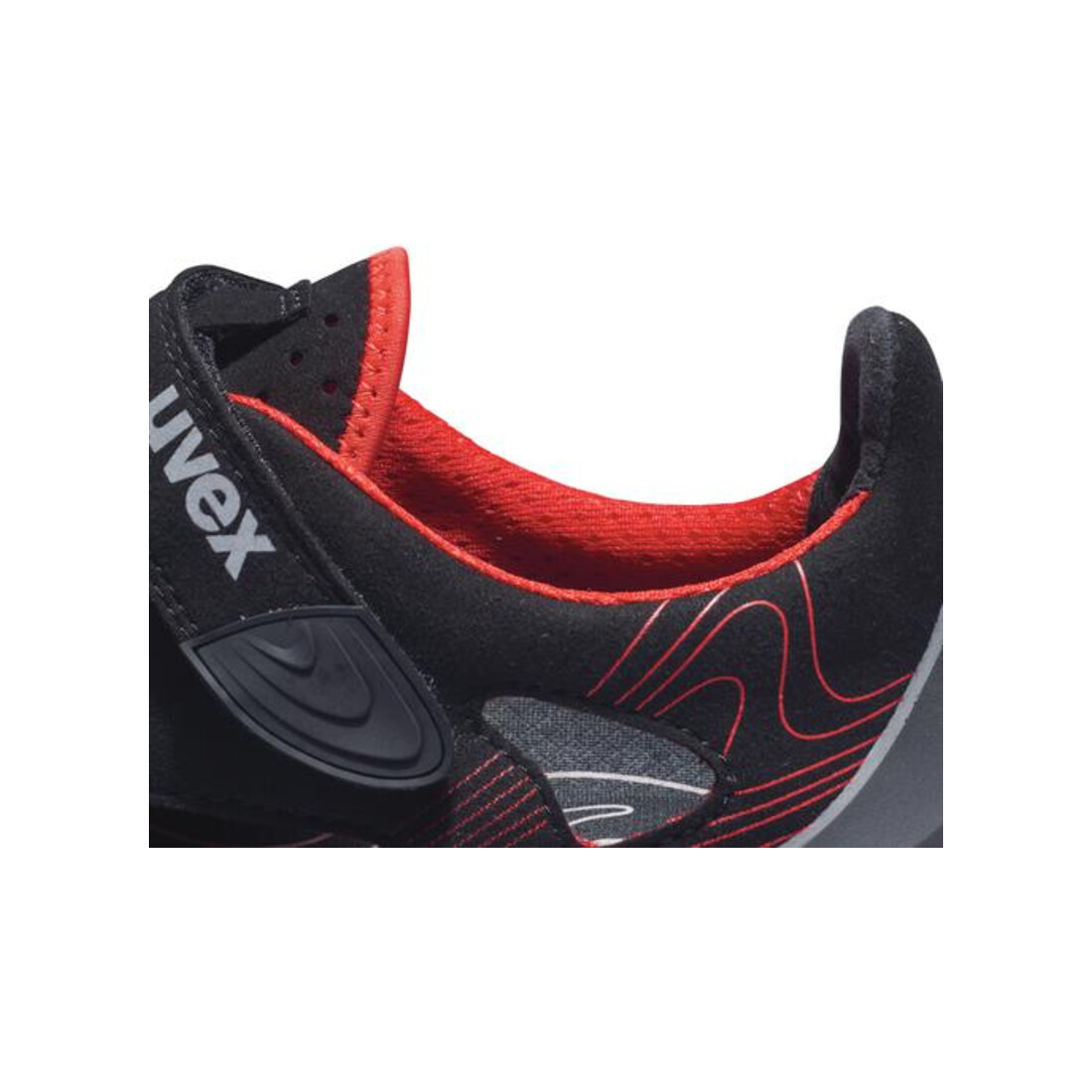 uvex Sandalen 1 G2 S1P schwarz rot Weite 12 Größe 50