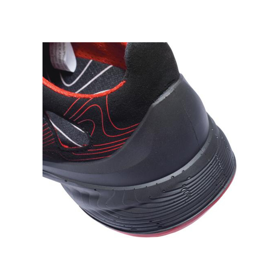 uvex Sandalen 1 G2 S1P schwarz rot Weite 14 Gr. 50
