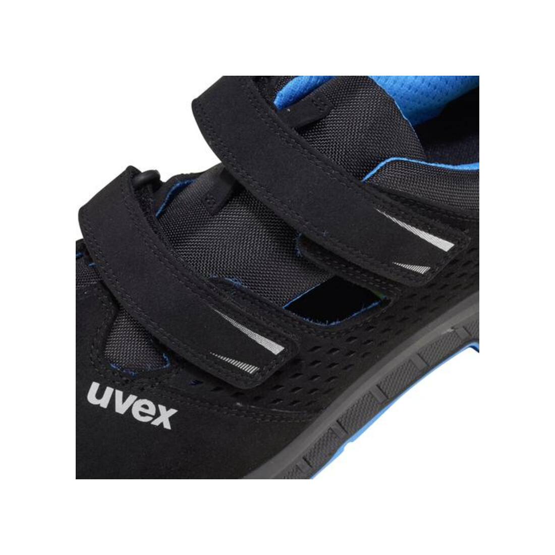 uvex Sandalen 2 trend S1 blau schwarz Weite 10 Gr. 50