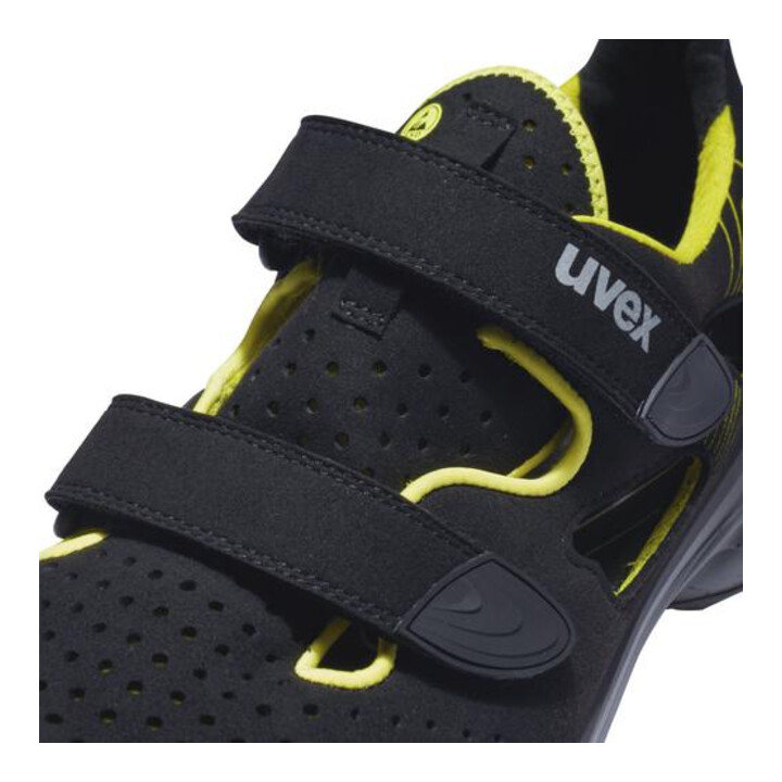 uvex Sandales 1 G2 S1 noir jaune largeur 10 taille 41
