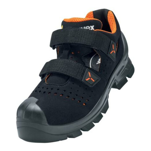 Sandales de sécurité Uvex S1P HRO SRC uvex 2 VIBRAM® en micro-daim, bouchon en plastique uvex xenova®.
